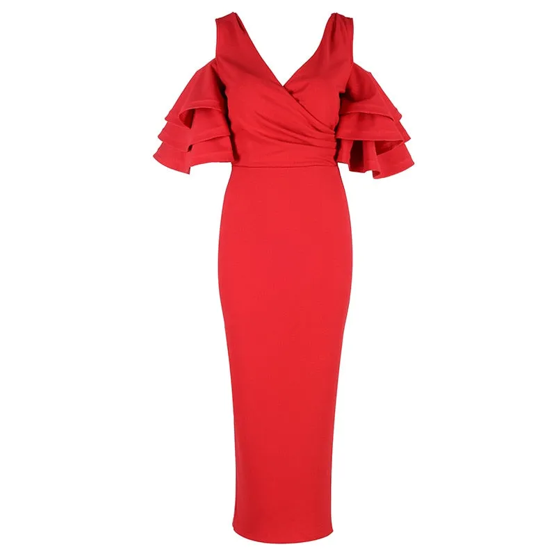 Royce Vestedo Celebrity Butterfly Dress