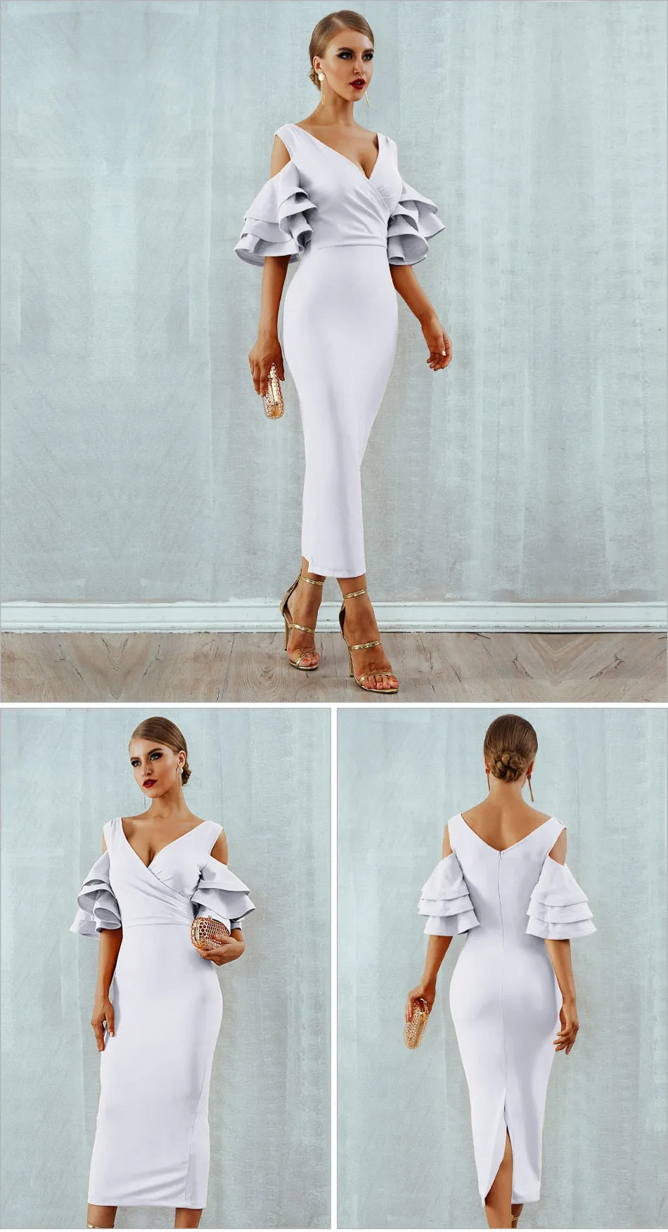 Royce Vestedo Celebrity Butterfly Dress