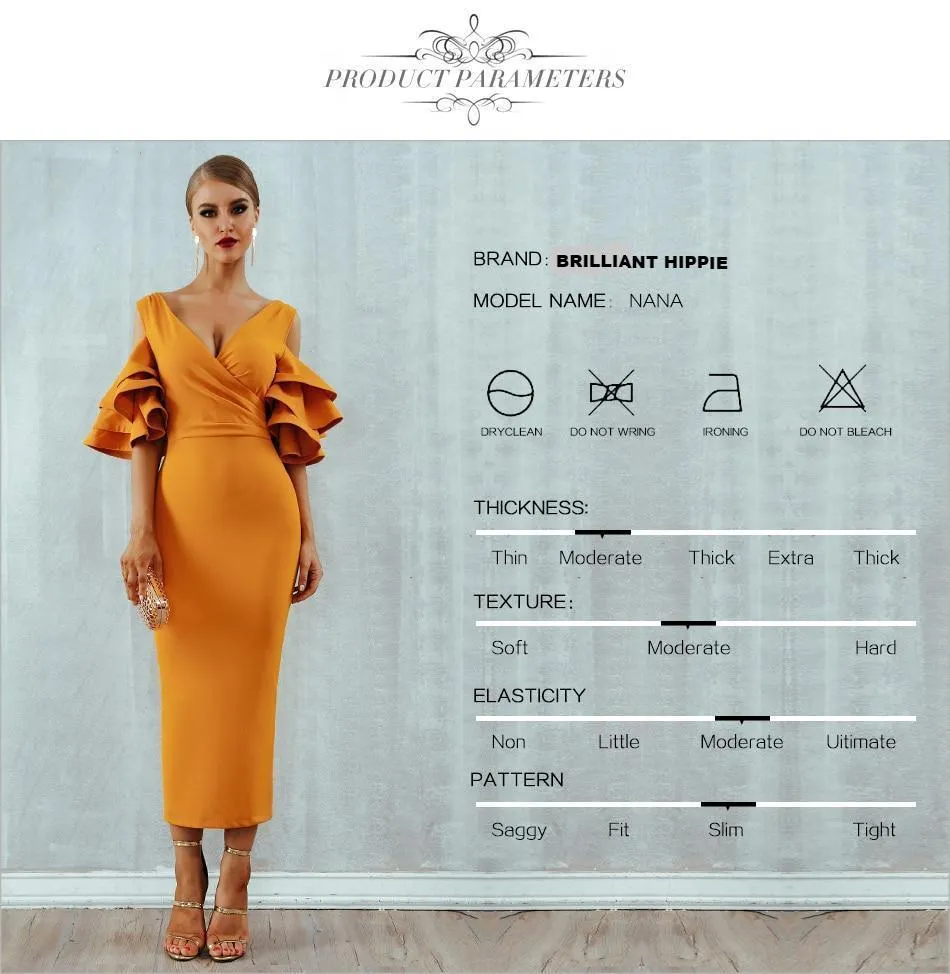 Royce Vestedo Celebrity Butterfly Dress