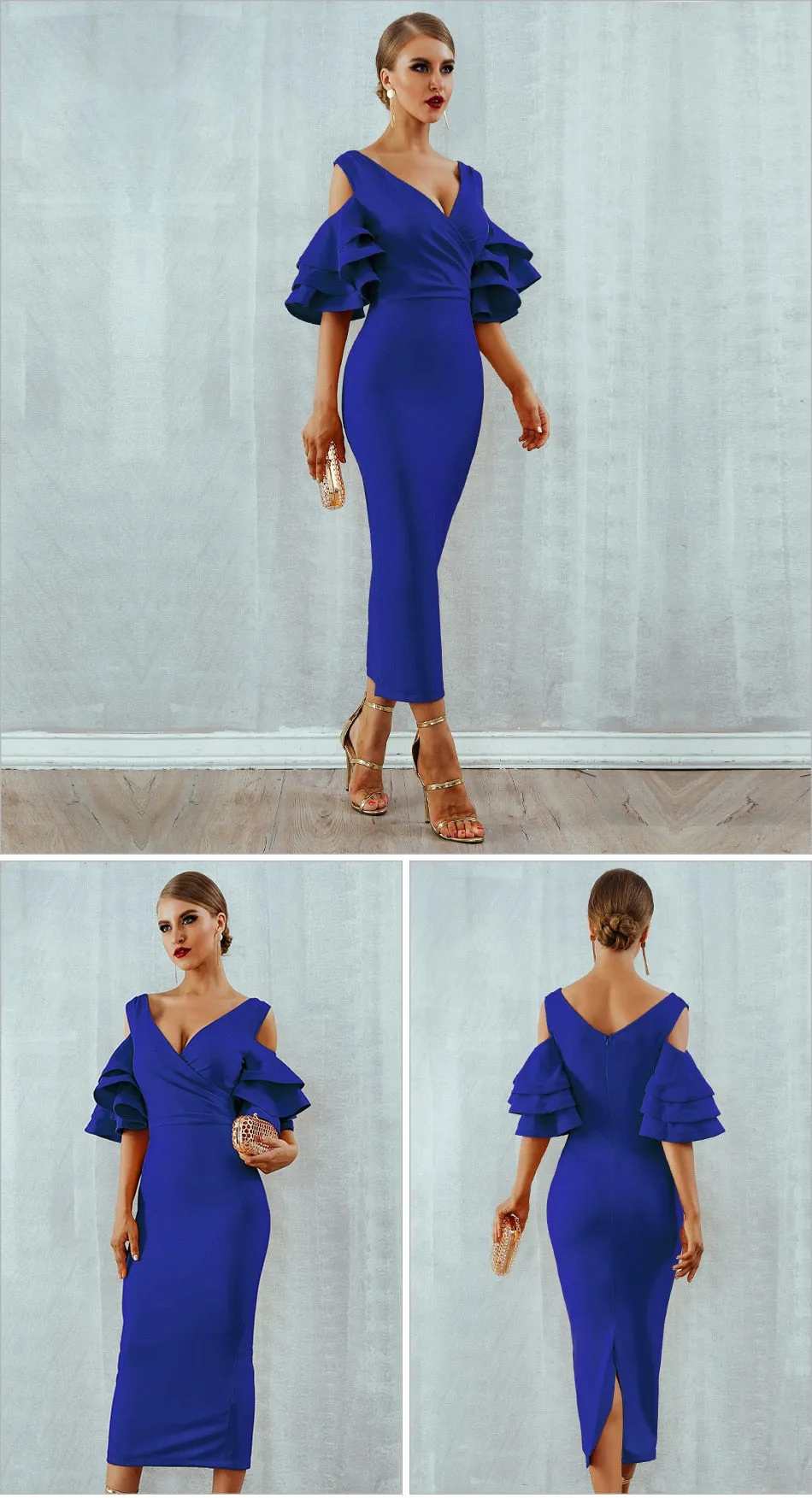 Royce Vestedo Celebrity Butterfly Dress