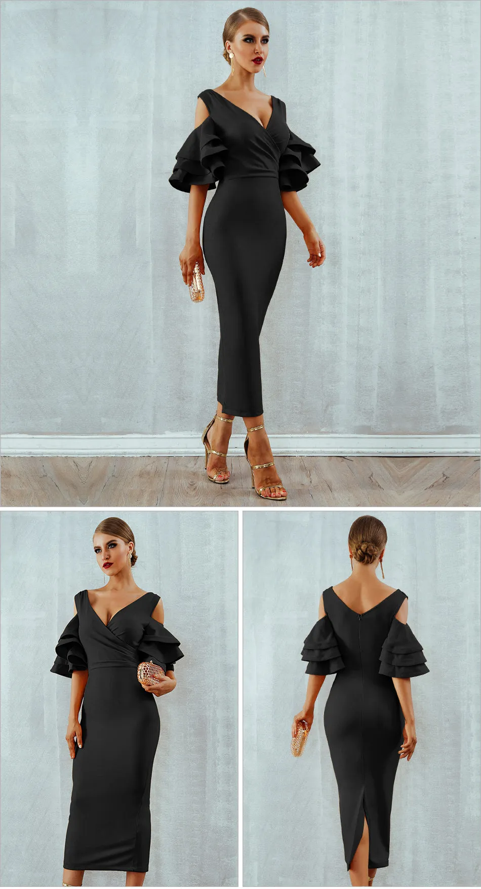Royce Vestedo Celebrity Butterfly Dress