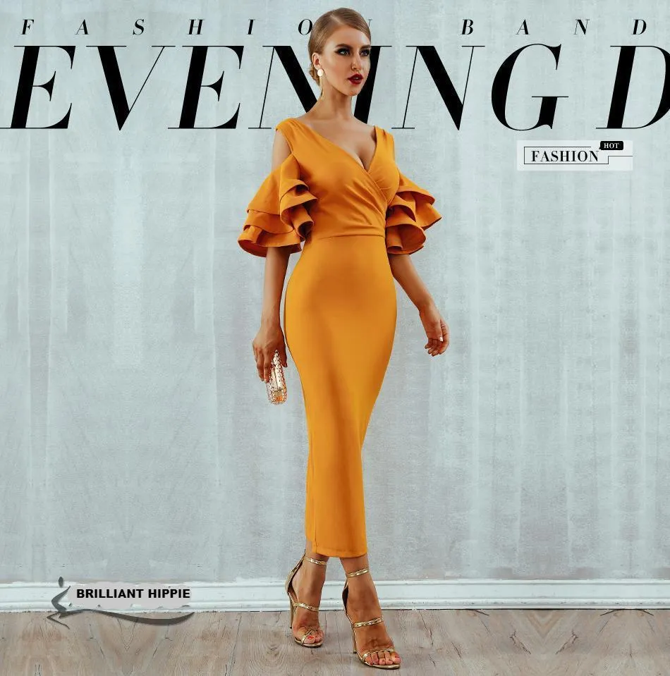 Royce Vestedo Celebrity Butterfly Dress