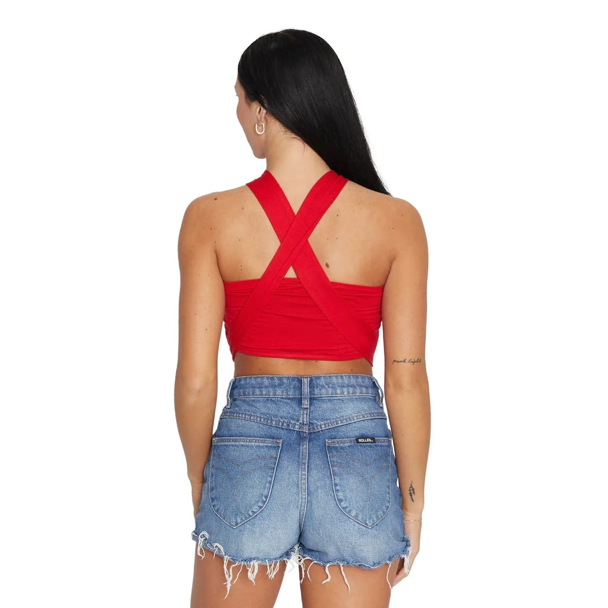 San Diego State Aztecs Red Multi Way Bandeau Top