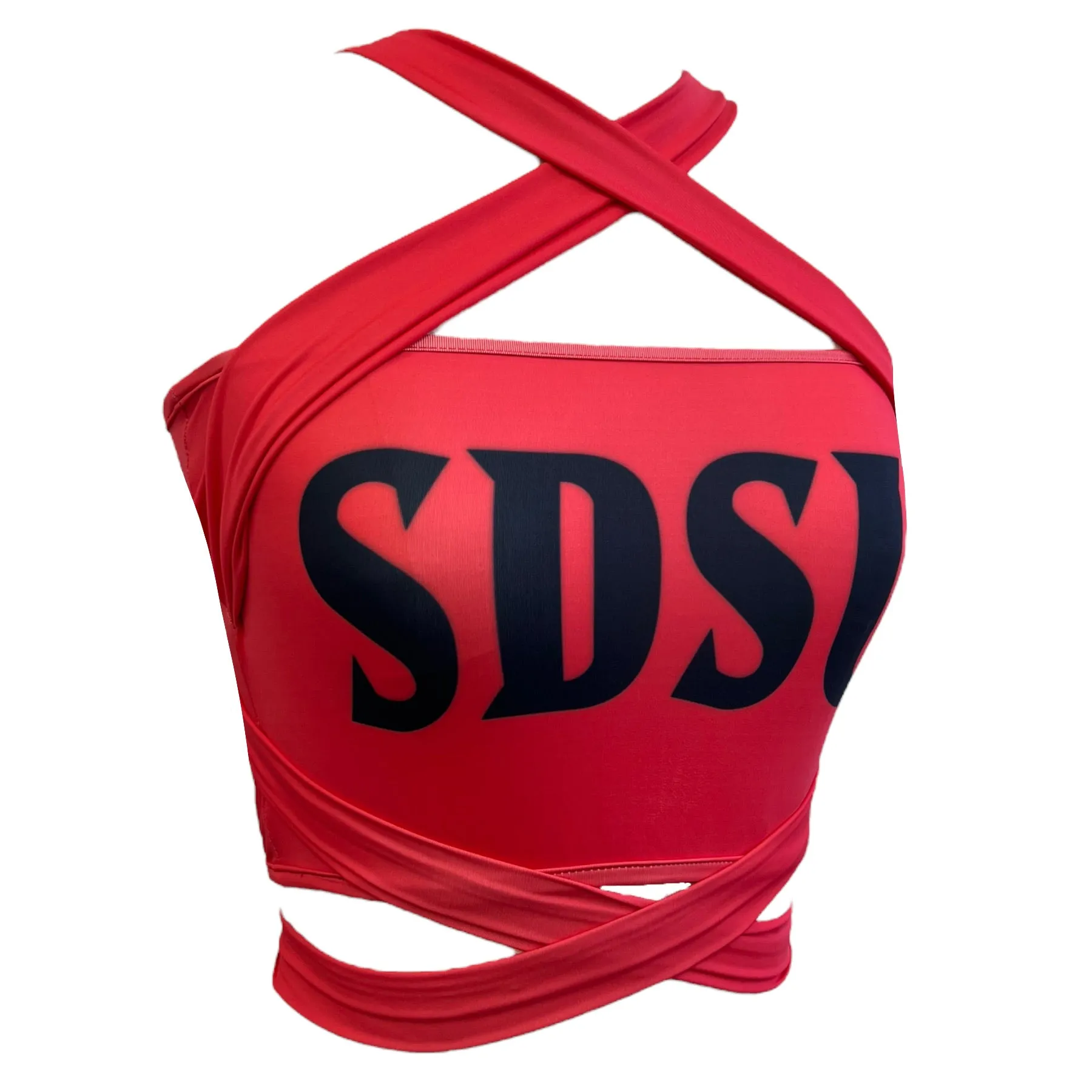 San Diego State Aztecs Red Multi Way Bandeau Top