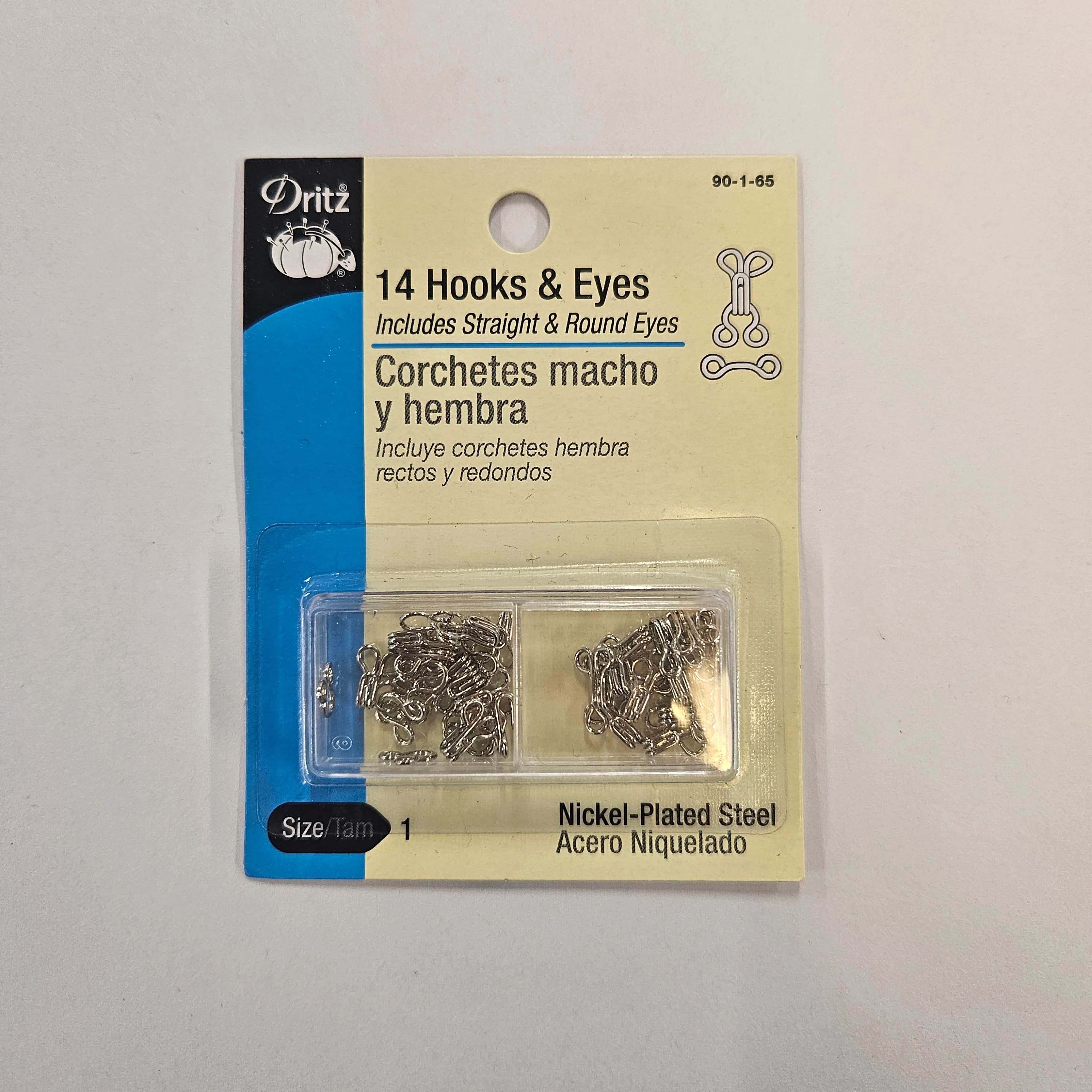 Set Of 14 Hooks & Eyes