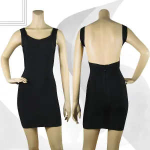 Sexy Backless Mini Bandage Dress