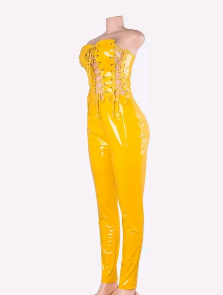 Sexy Lace Up Rompers