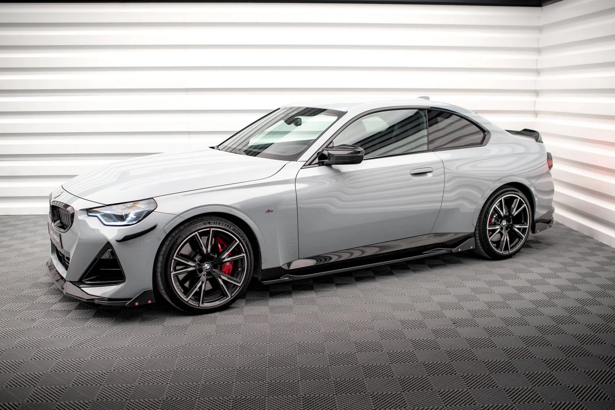 Side Skirts Diffusers V.2   Flaps BMW 2 Coupe M-Pack / M240i G42