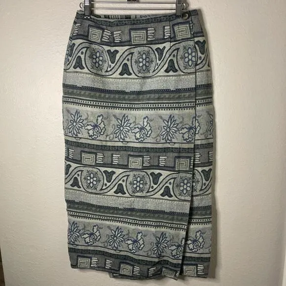St. John's Bay Cotton Straight &amp; Pencil Skirts print geometric flowers Women