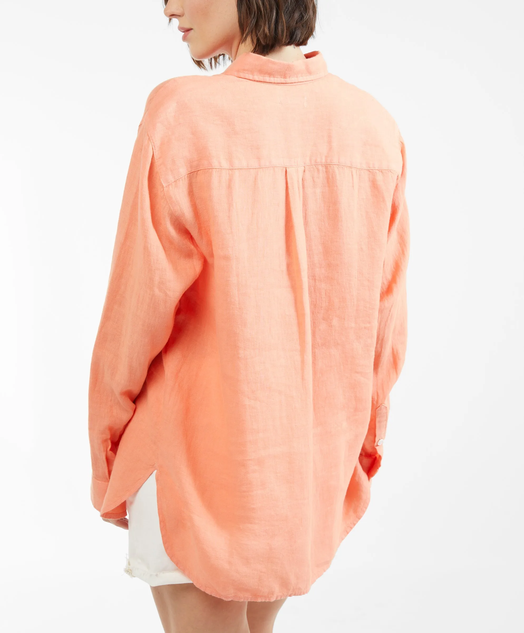 Sydney Linen Boyfriend Shirt - Outerworn
