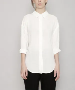 Szeki Signature Dolman Shirt in White