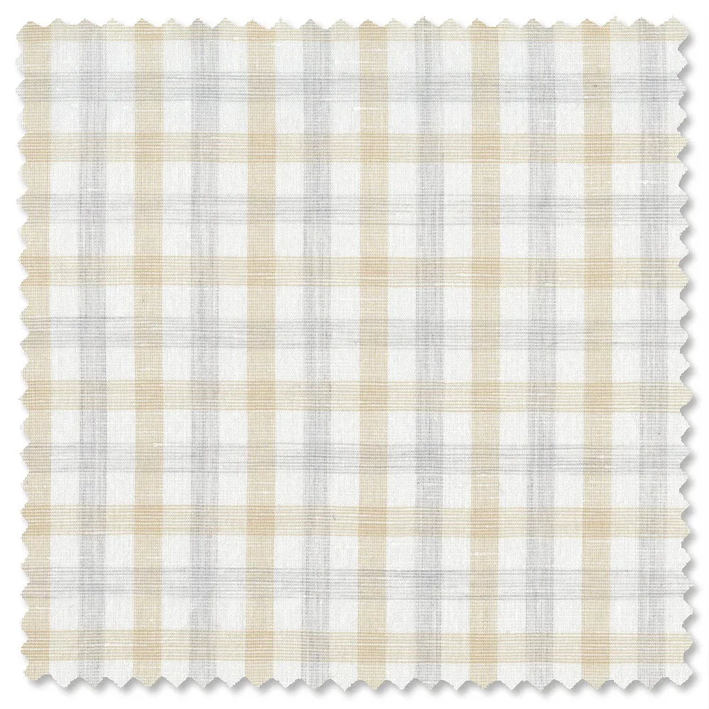 Tan Monti Plaid Linen