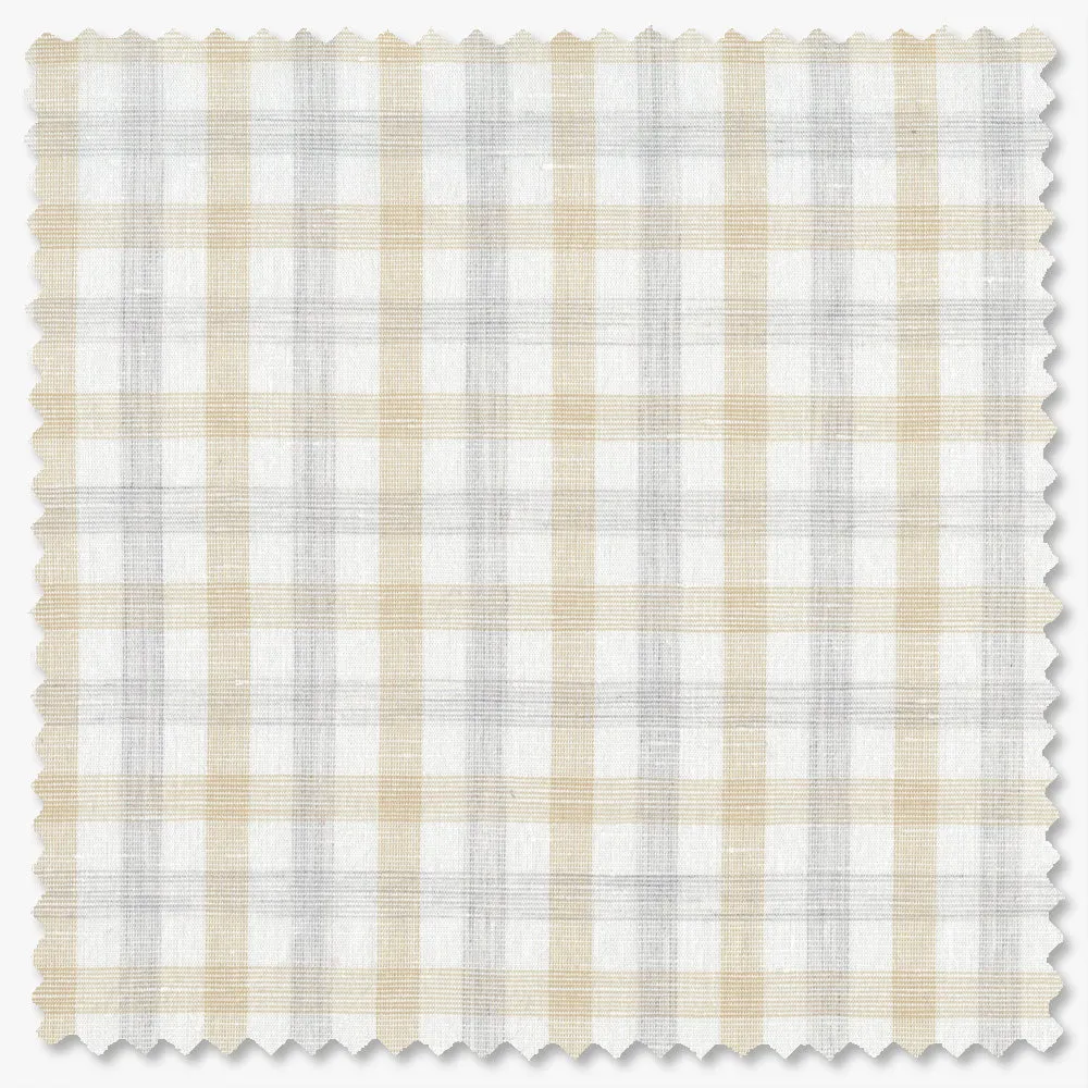 Tan Monti Plaid Linen
