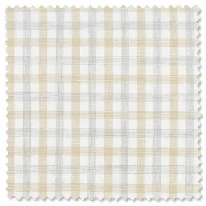Tan Monti Plaid Linen