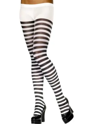 Tights White And Black