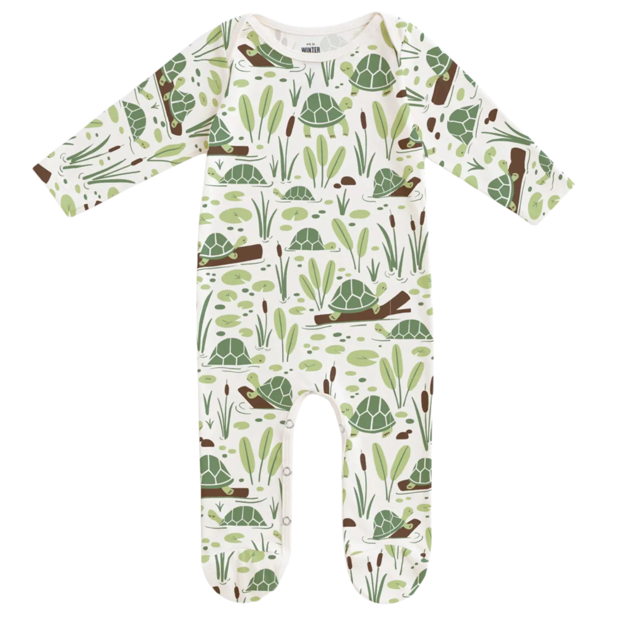 Turtles Footed Romper