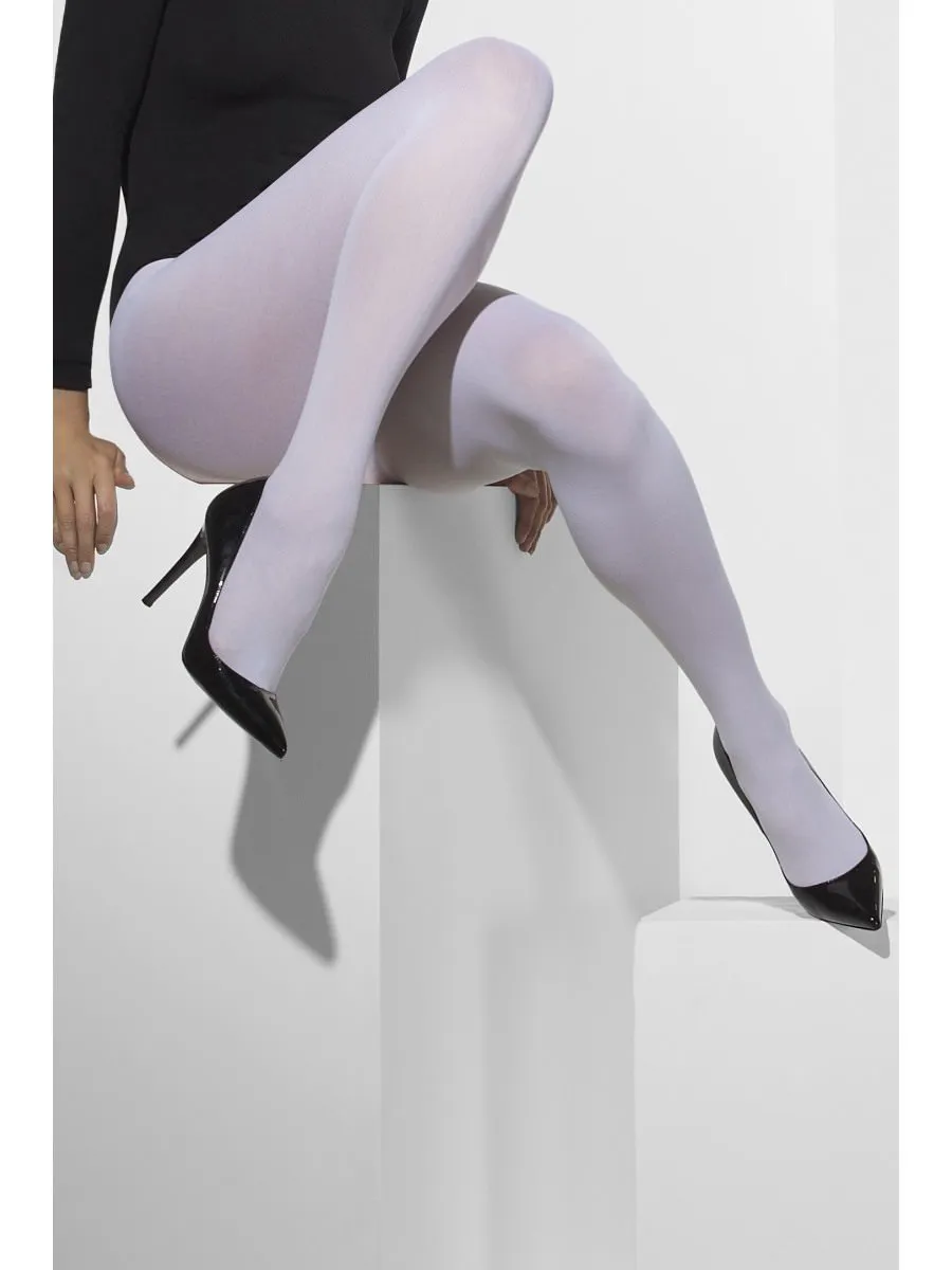White Opaque Tights