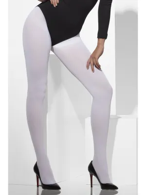 White Opaque Tights