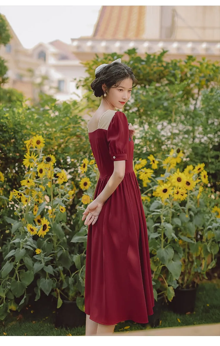 Women Dress Sweet Vintage Fairy Dresses