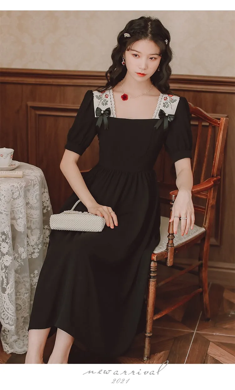 Women Dress Sweet Vintage Fairy Dresses