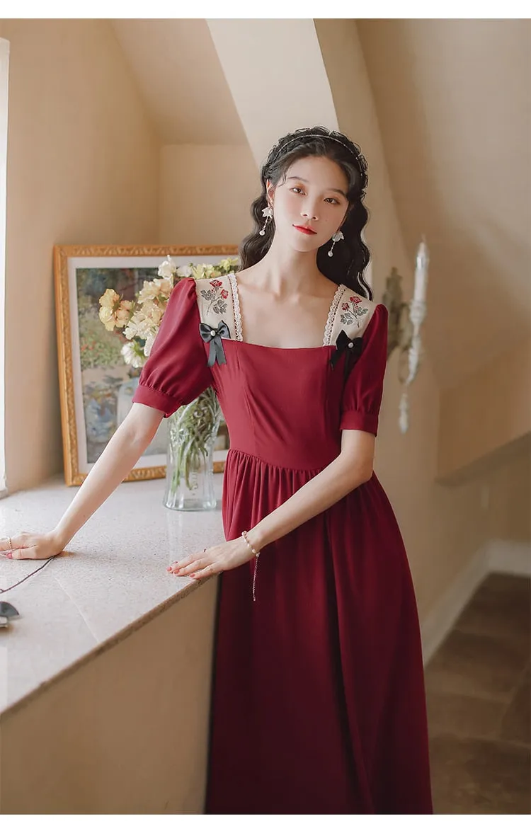 Women Dress Sweet Vintage Fairy Dresses