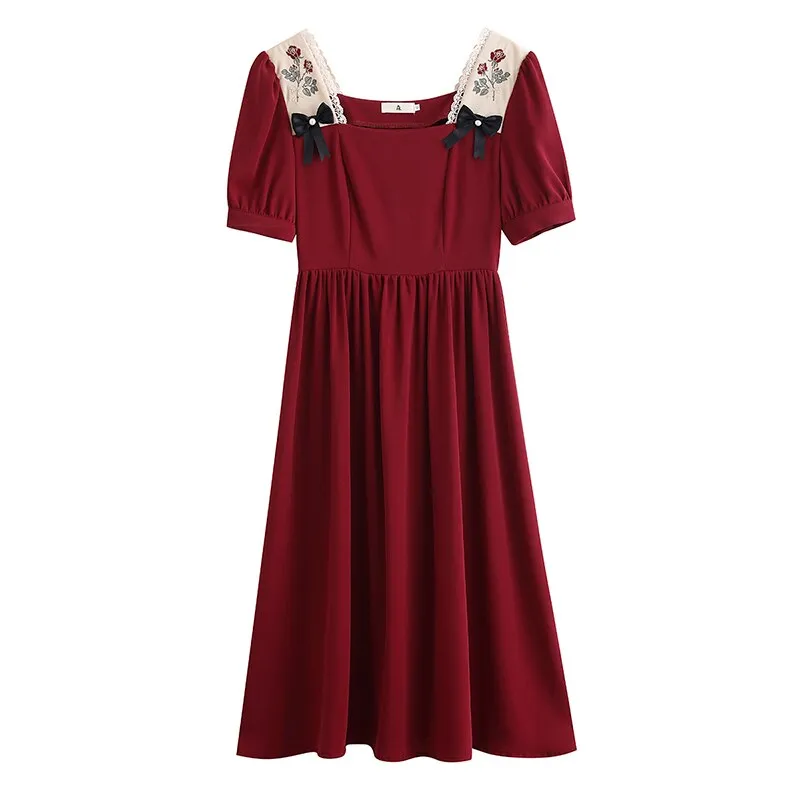 Women Dress Sweet Vintage Fairy Dresses