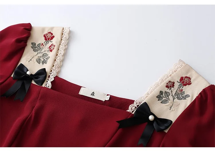 Women Dress Sweet Vintage Fairy Dresses