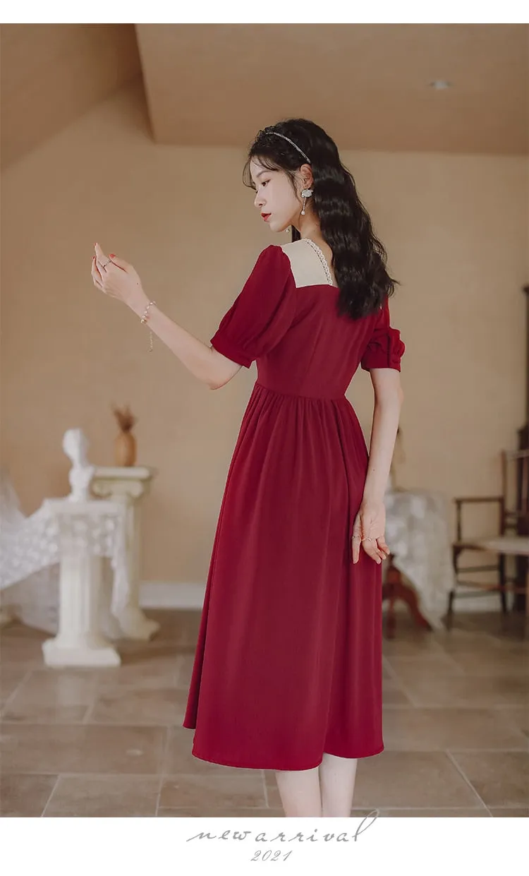 Women Dress Sweet Vintage Fairy Dresses