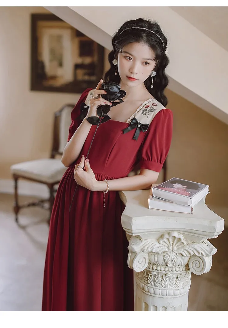 Women Dress Sweet Vintage Fairy Dresses