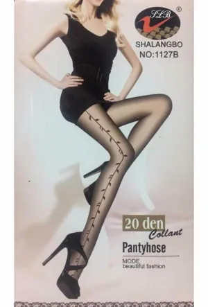 Women's Fishnet High Tights Leg Stockings - Shalangbo Collant Pantyhose - 1127B
